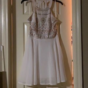 White LuLu’s Skater Dress